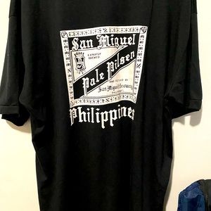 Single stich San Miguel Pale Pilsen tee.